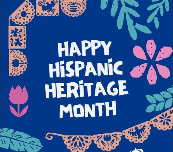 Happy hispanic heritage month banner