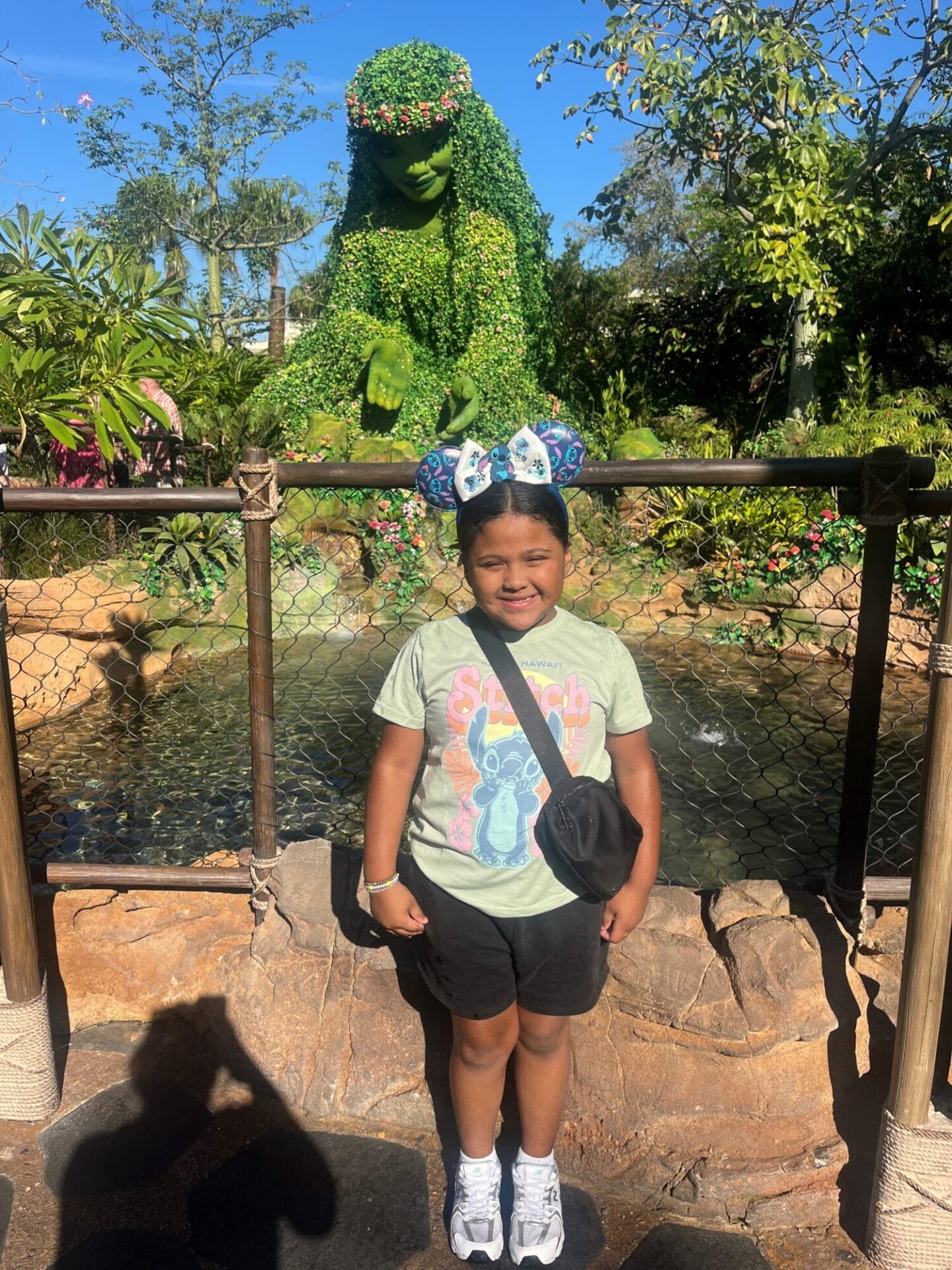 Girl at the Epcot park