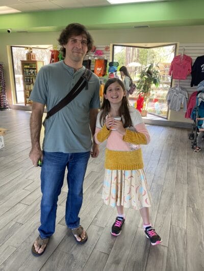 girl and boy smiling